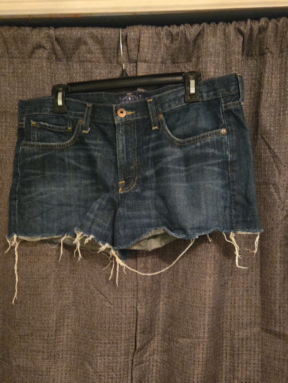Lucky Brand Dark Blue Denim Jean Shorts